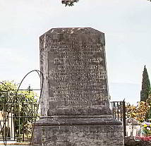 Monumento ai caduti - Cippo lapideo
